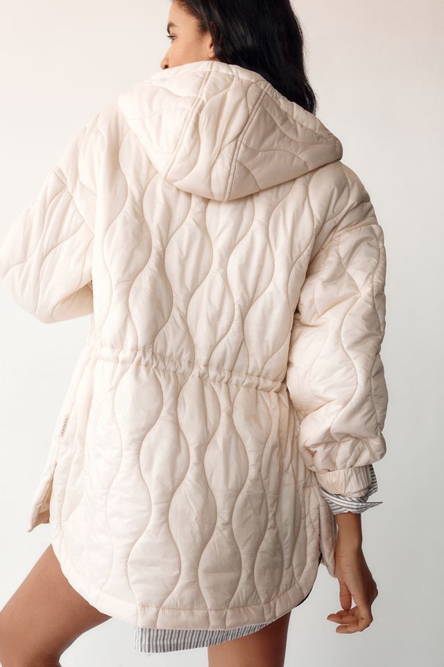 Varley Caitlin Quilted Hooded Jacket #1