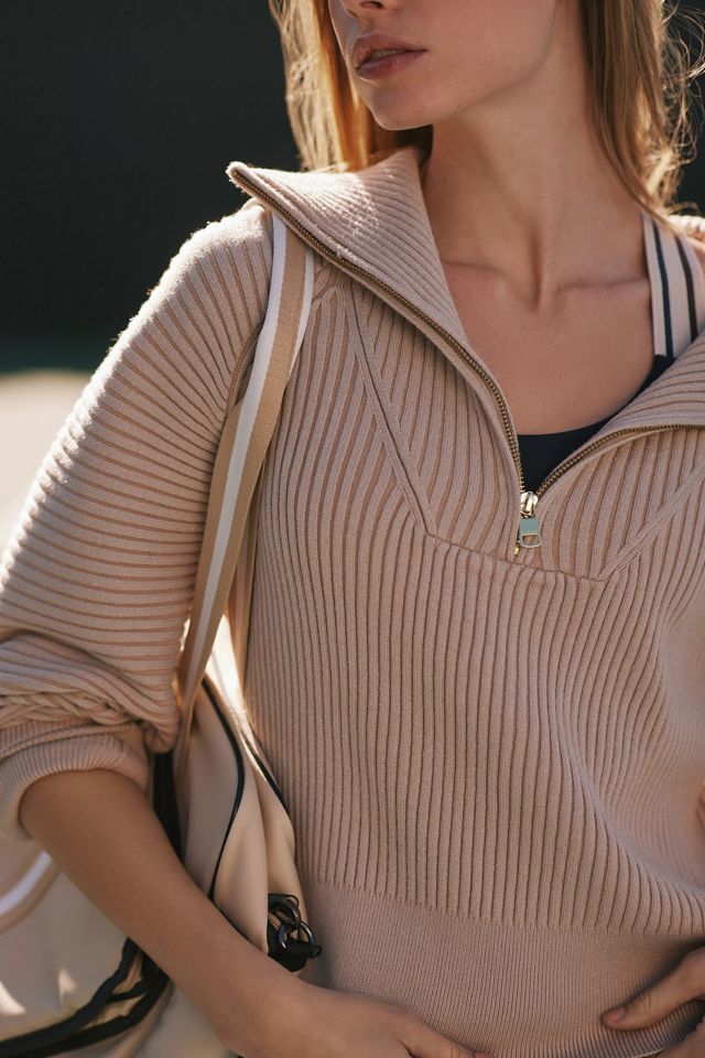 Varley Reid Half-Zip Knit Pullover | Anthropologie
