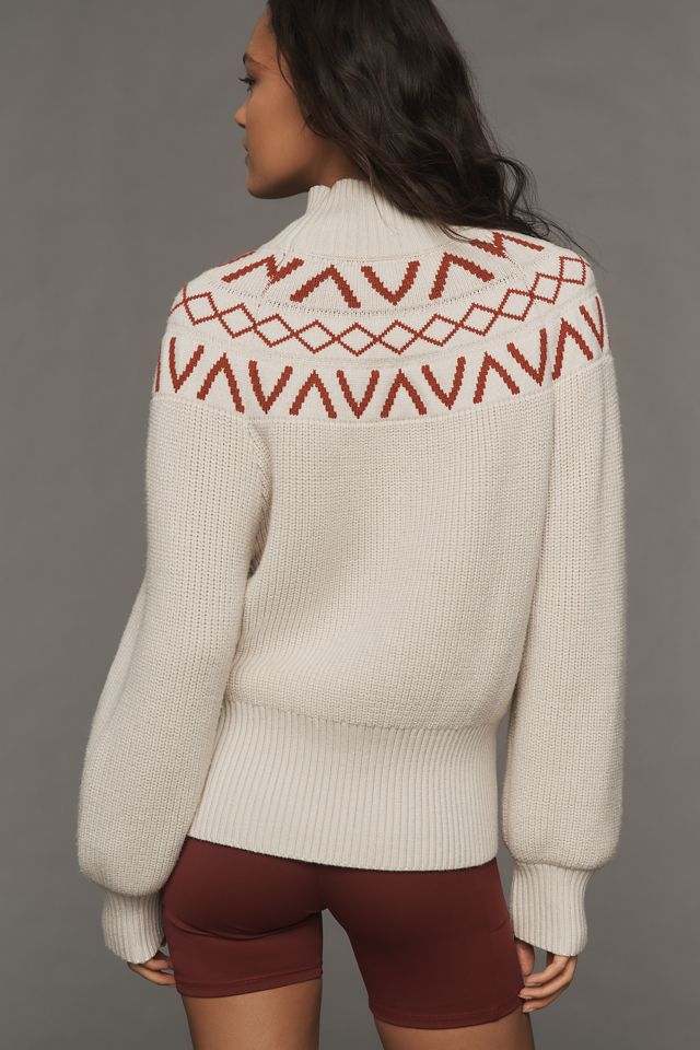 Varley Marcie Fairisle Sweater #1
