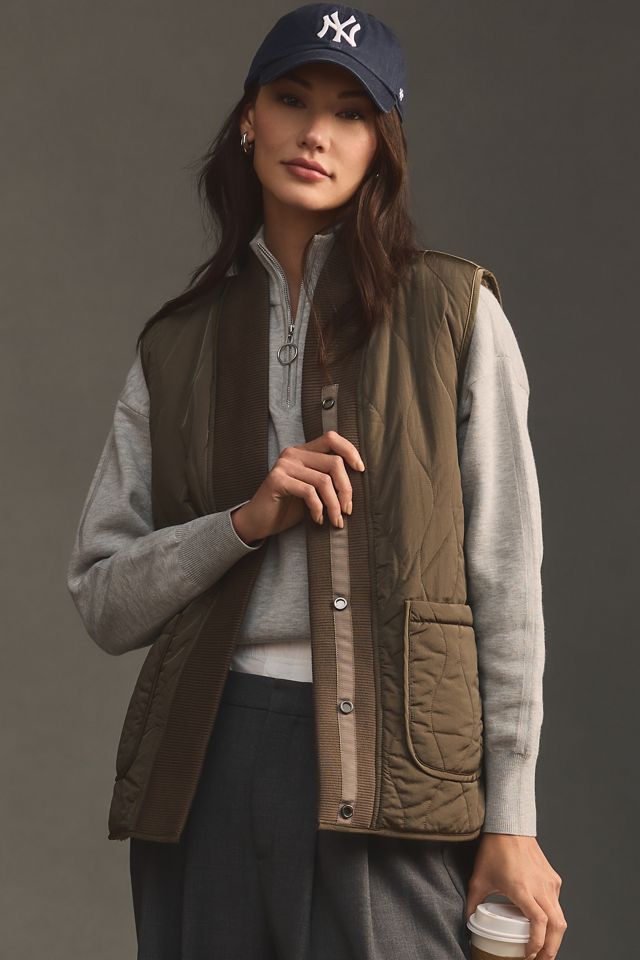 Varley Covey Reversible Quilt Vest | Anthropologie