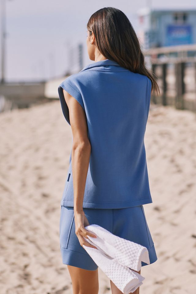 Varley Magnolia Sleeveless Half-Zip Pullover | Anthropologie