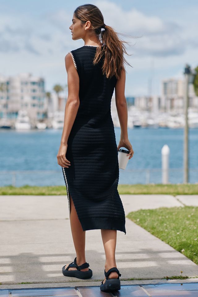 Varley Dwight Tank Knit Midi Dress #1