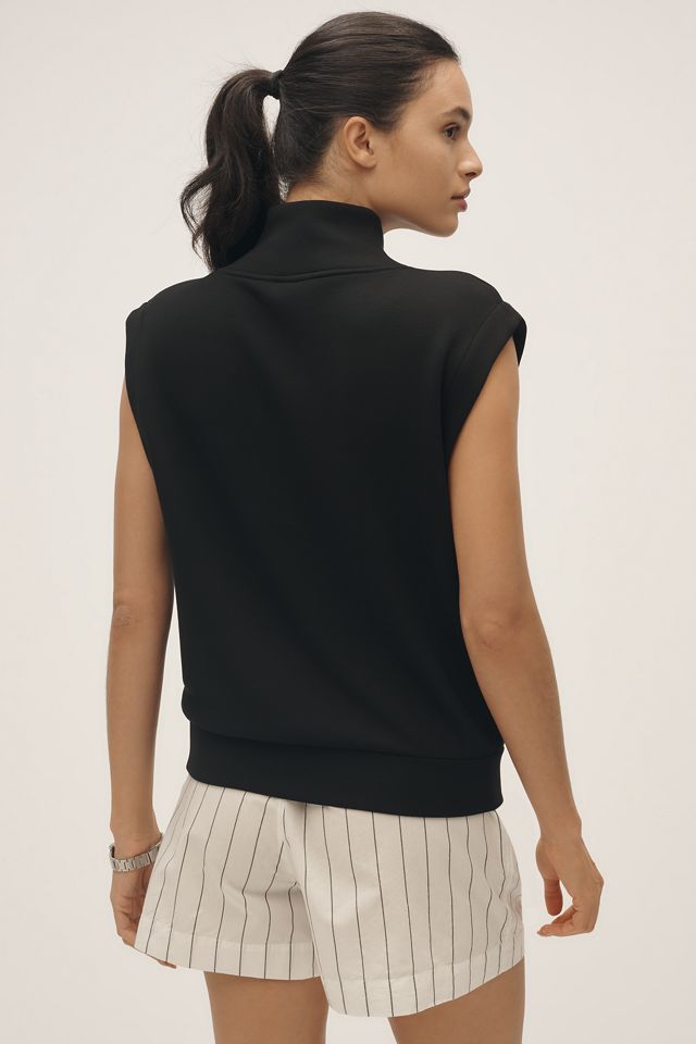 Varley Loretta Sleeveless Half-Zip Sweatshirt #1