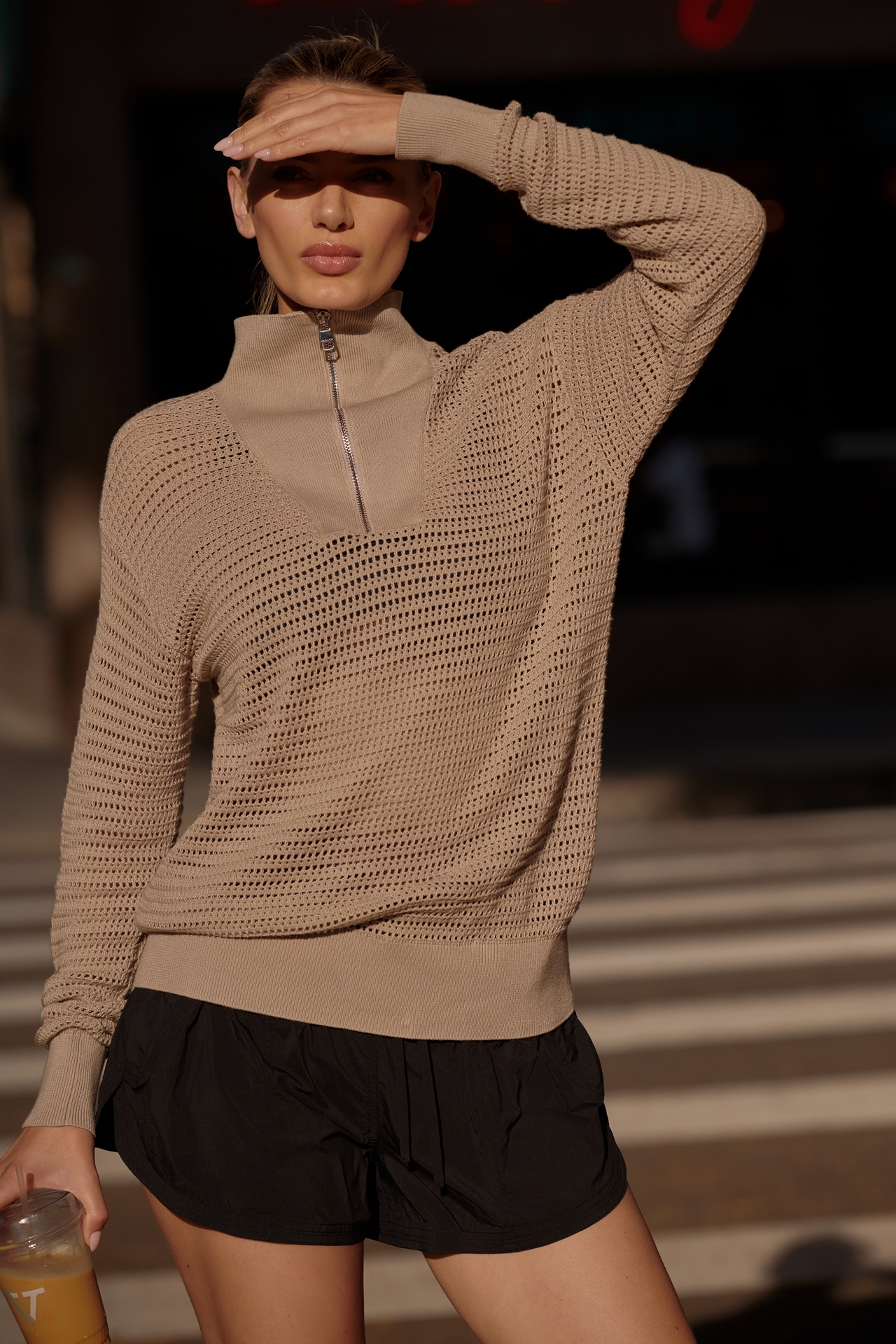 Varley Billie Long-Sleeve Half-Zip Pullover