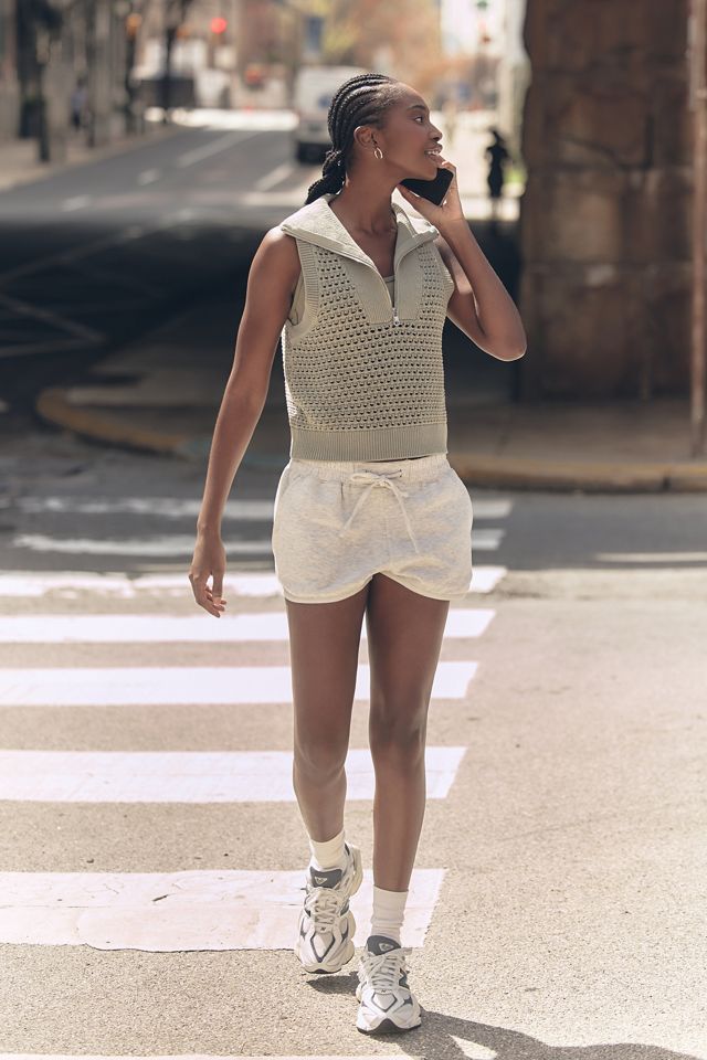 Varley Bains Half-Zip Knit Tank #1
