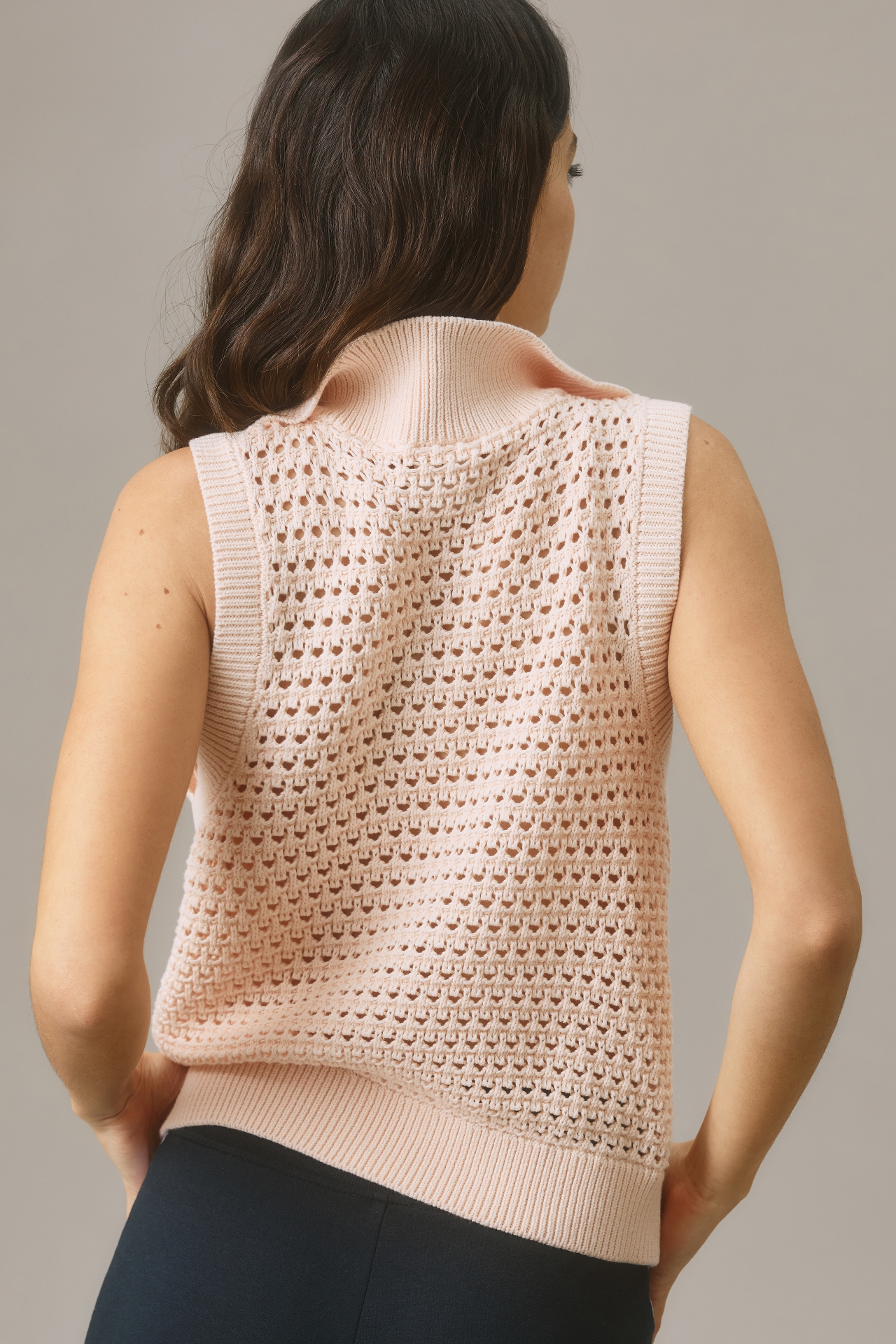 Varley Bains Half-Zip Knit Tank