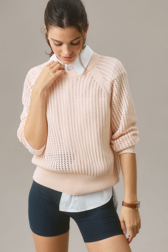 Clay Boxy Short Sleeve Sweater