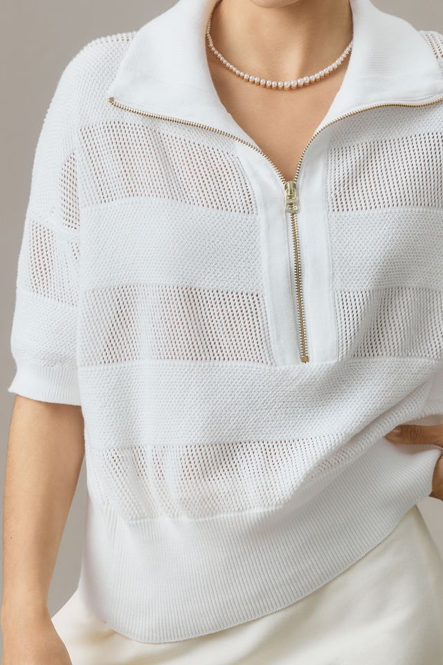 Varley Kembria Half-Zip Knit Top | Anthropologie