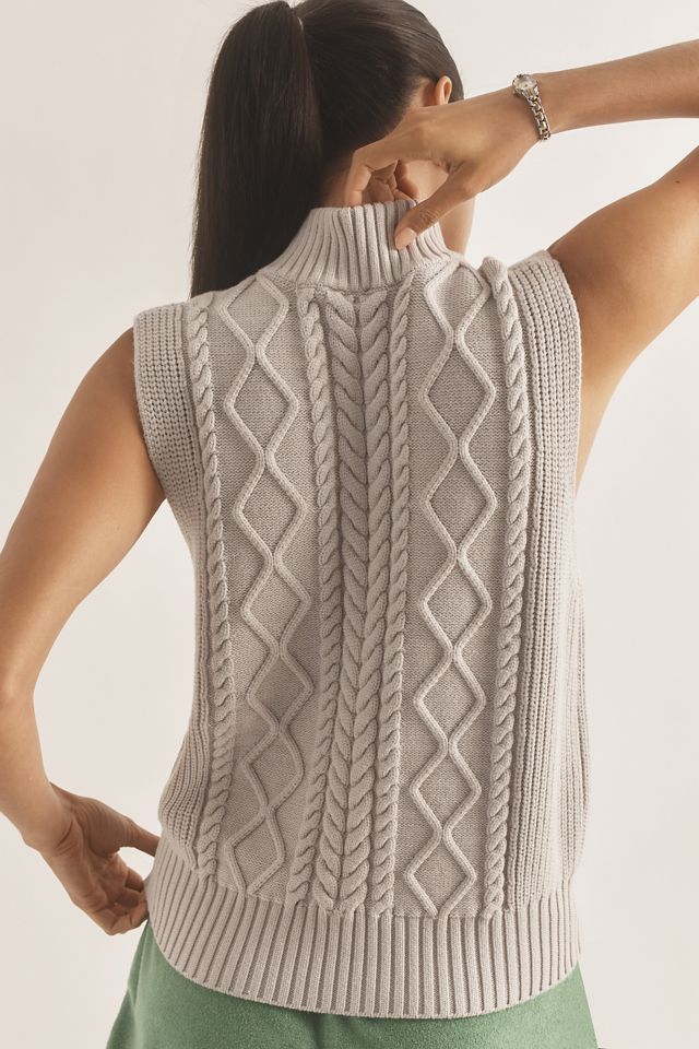 Varley Joliette Roll-Neck Sweater Vest #1