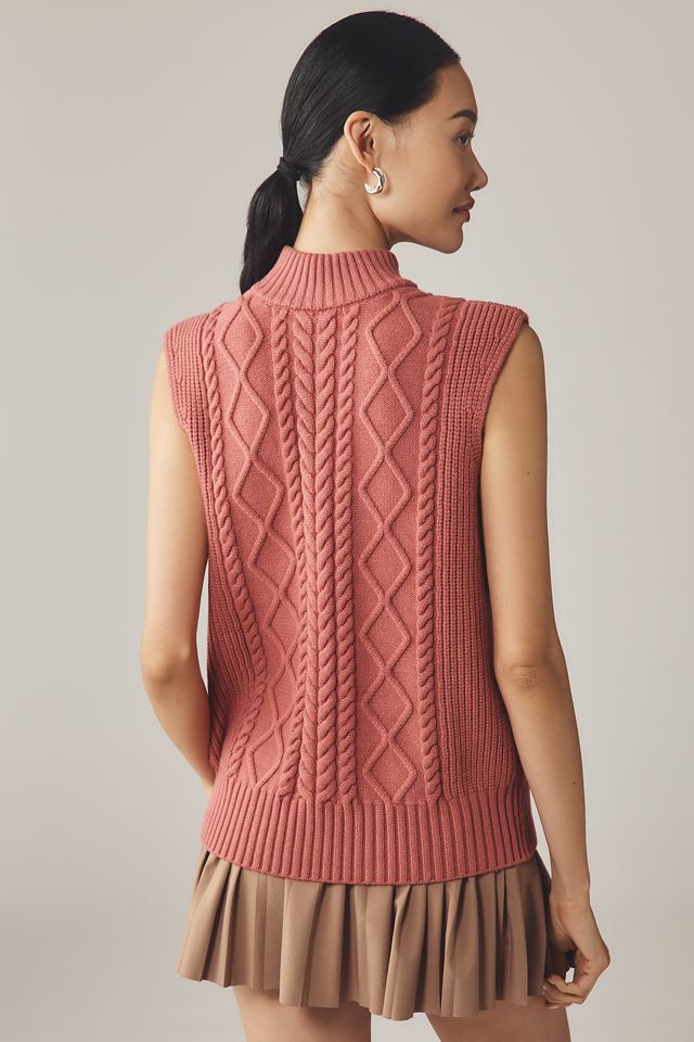Varley Joliette Roll-Neck Sweater Vest #1