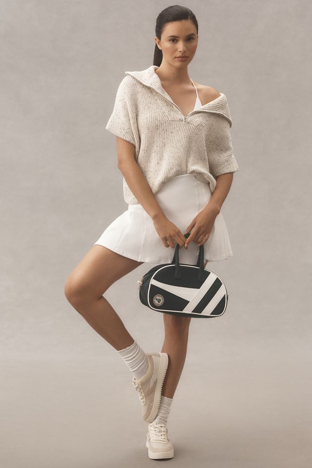 Varley Reagan Half-Zip Short-Sleeve Sweater #2