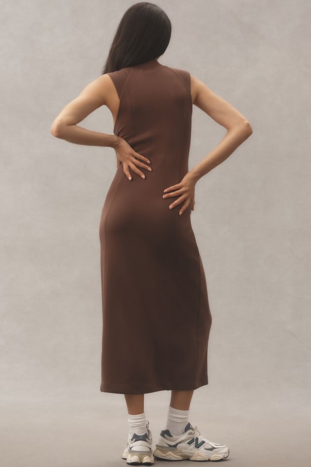 Varley Erin Mock-Neck Midi Dress #1