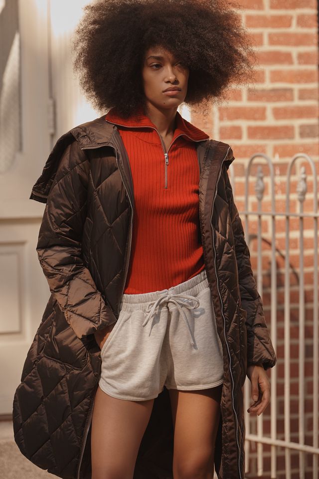 Varley Frisco Longline Quilted Coat | Anthropologie