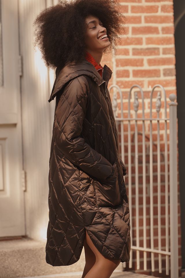 Varley Frisco Longline Quilted Coat | Anthropologie