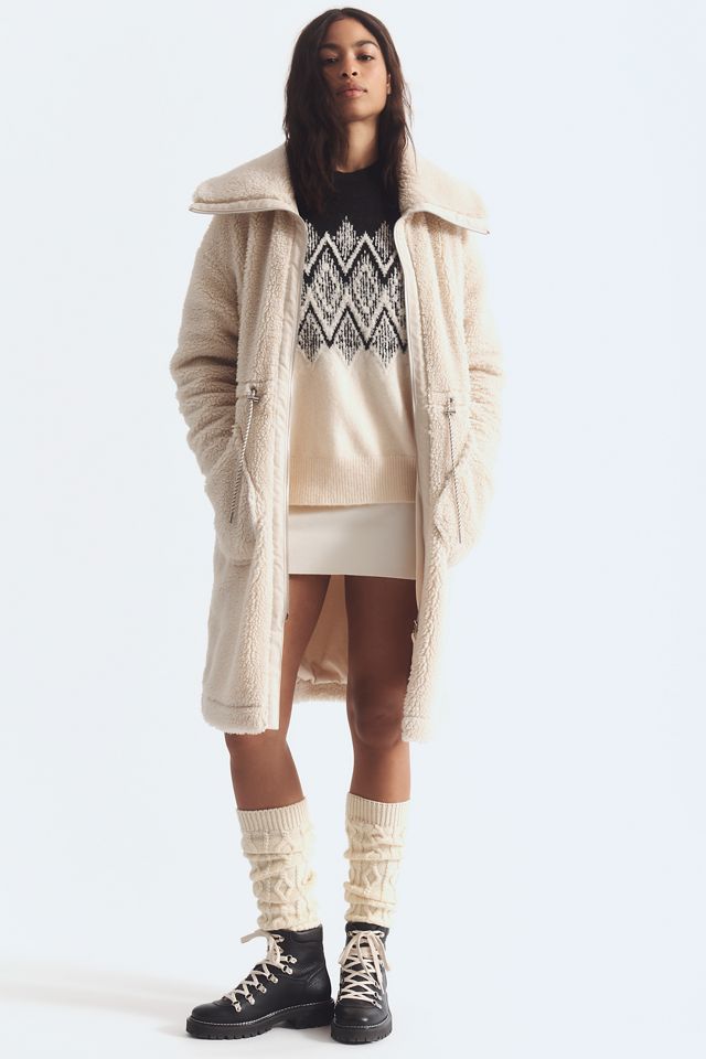Varley Logan Sherpa Coat #4