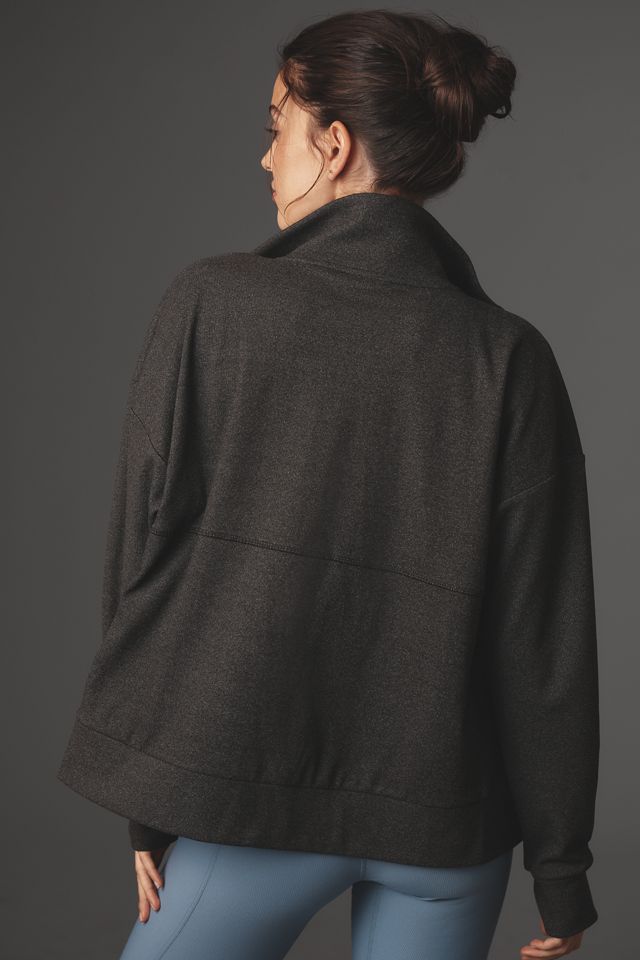 Varley Rozanna Long-Sleeve Zip-Up Sweatshirt #1