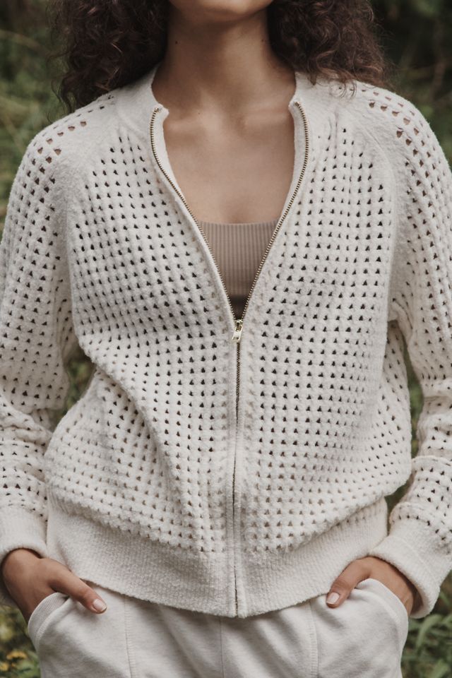 Varley Marta Bouclé Knit Jacket #3