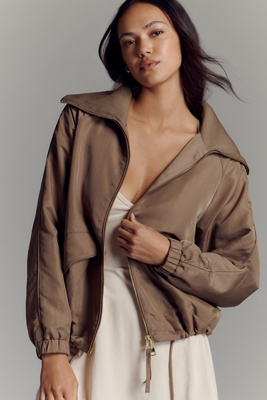 Varley Morven Blouson Jacket In Beige