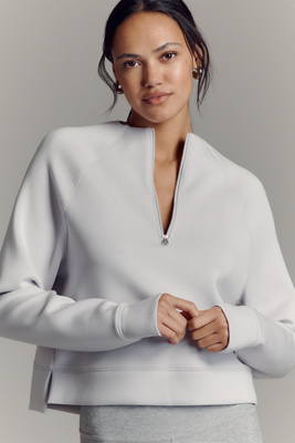 (取寄) バーリー レディース エバ ハーフ ジップ ミッドレイヤー Varley women Ebba Half Zip Midlayer  White Varley Ebba Half Zip Midlayer