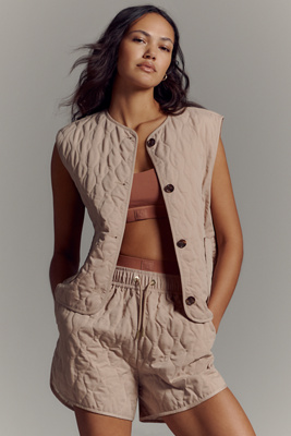 Karla Quilted Gilet Top