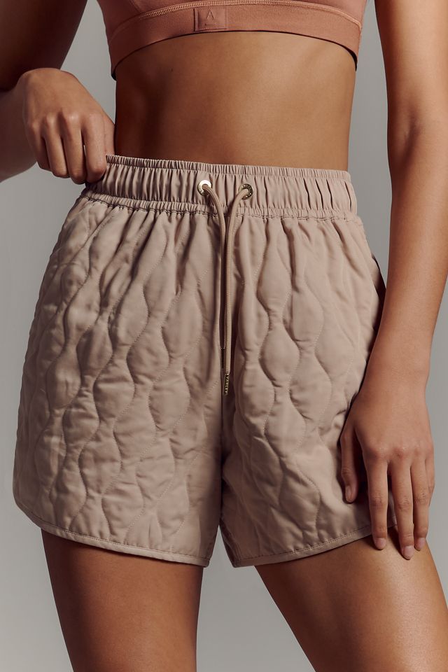 Varley Catrine Quilted Drawstring Shorts #1