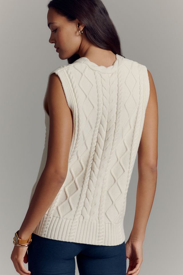 Varley Kay Cable-Knit Sweater Vest #2