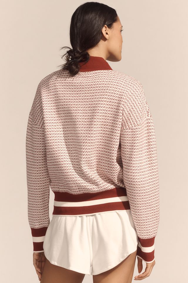 Varley Front-Zip Knit Jacket #1