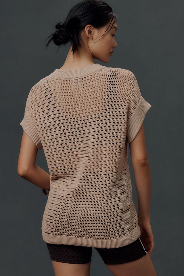 Varley Corvallis Short-Sleeve Knit Top #1
