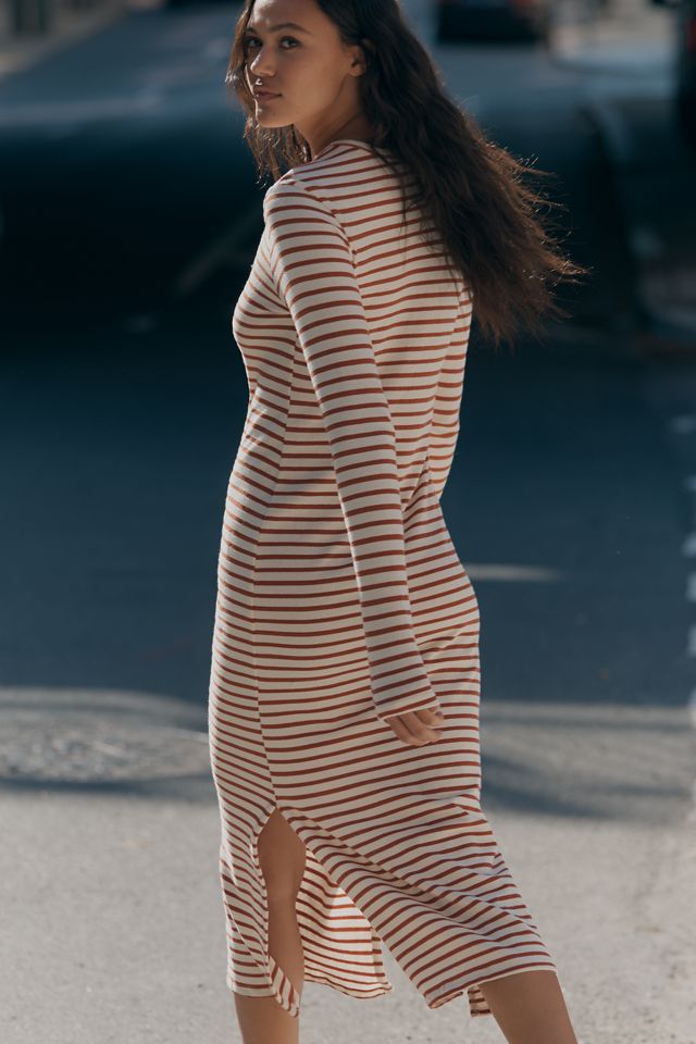 Electric & Rose Skyler Rib Knit Midi Dress #1