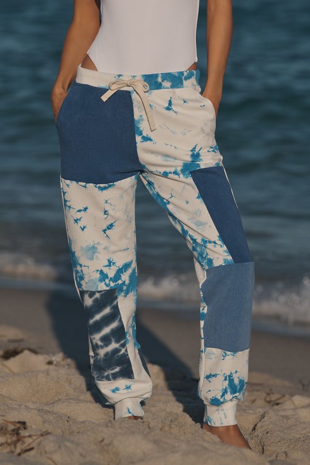 Electric & Rose Indigo Patchwork Classic Jogger Sweatpants #1