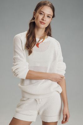 Electric & Rose Chloe Cotton Crew-Neck Sweater