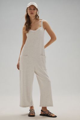 ELECTRIC & ROSE NINA SLEEVELESS RELAXED SWEAT JUMPSUIT 