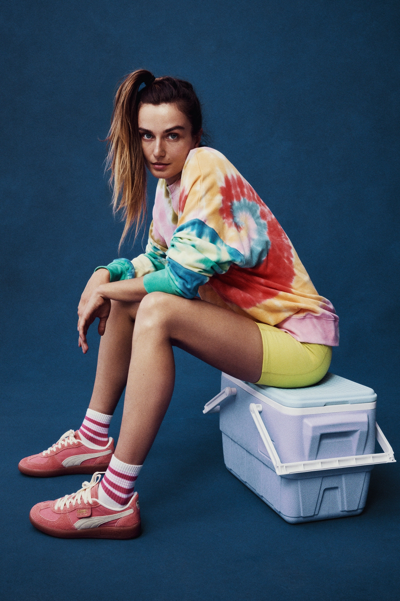 Electric & Rose Tie-Dye Pullover Sweatshirt