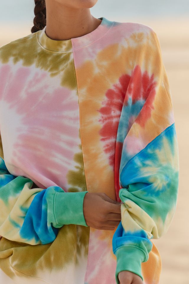 Electric & Rose Tie-Dye Pullover Sweatshirt #5
