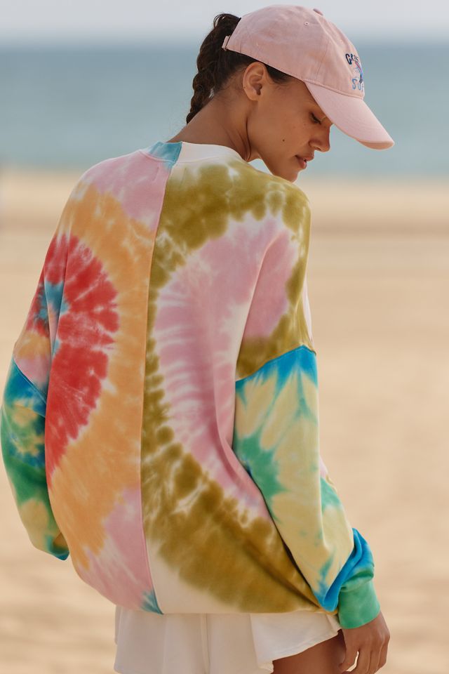 Electric & Rose Tie-Dye Pullover Sweatshirt #6