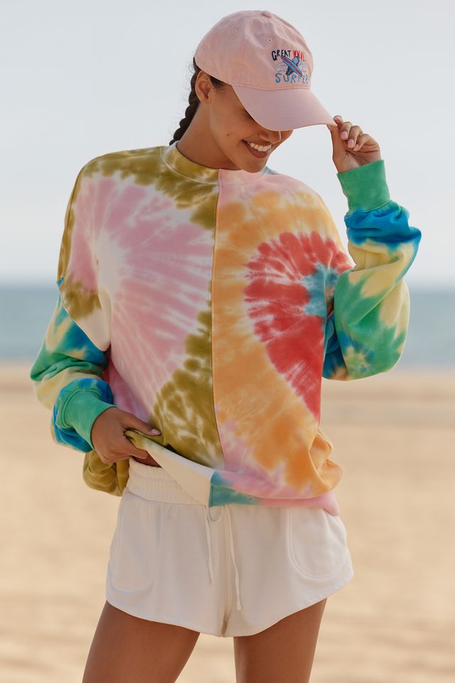 Electric & Rose Tie-Dye Pullover Sweatshirt #4