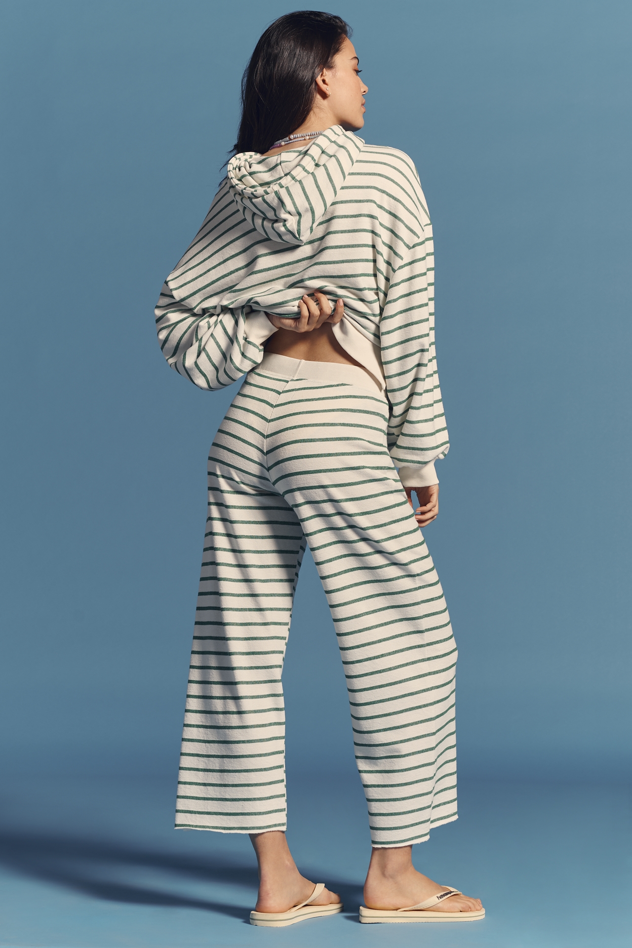 Electric & Rose Striped Ojai Crop Pants