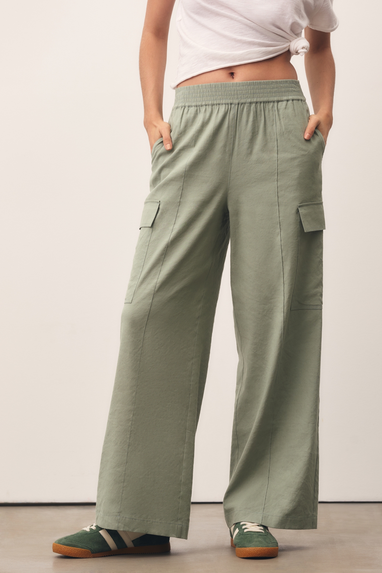 Sweaty Betty Summer Stretch Linen Utility Pants