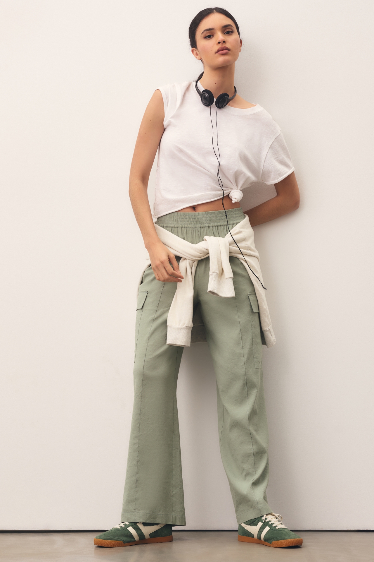 Sweaty Betty Summer Stretch Linen Utility Pants