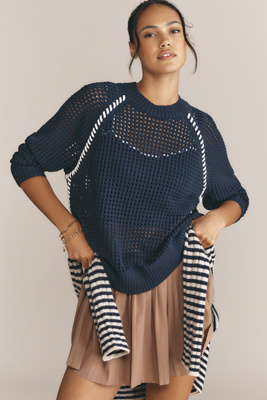 Whipstitch Pullover Sweater