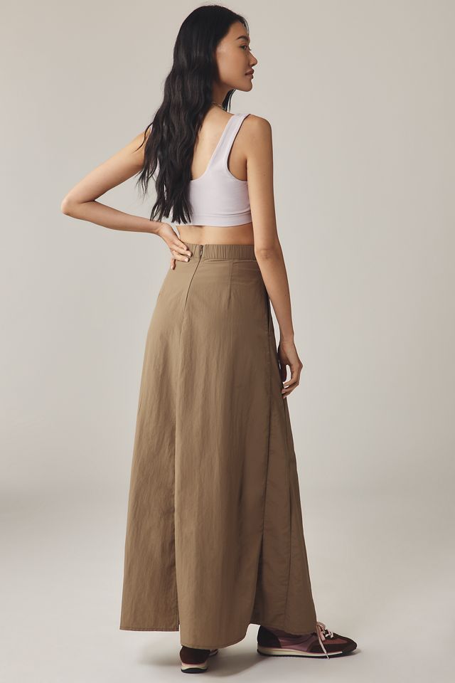 【PORTERNA】Cozy line long skirt PE Nation A-Line Maxi Skirt | Anthropologie