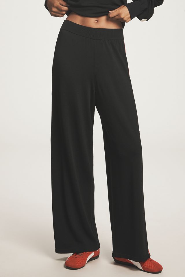 PE Nation Retreat Wide-Leg Knit Sweatpants #1