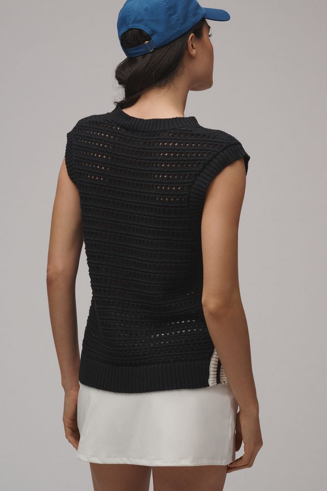 Lune Celeste Crochet Knit Sleeveless Top #1