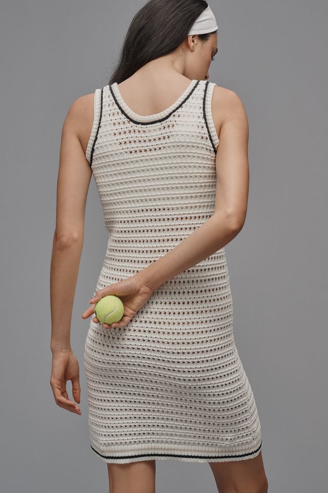 Lune Celeste Crochet Knit Mini Dress #1