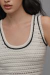 Lune Celeste Crochet Knit Mini Dress