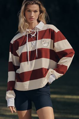 Recreational Habits Lace-Up Rugby Shirt