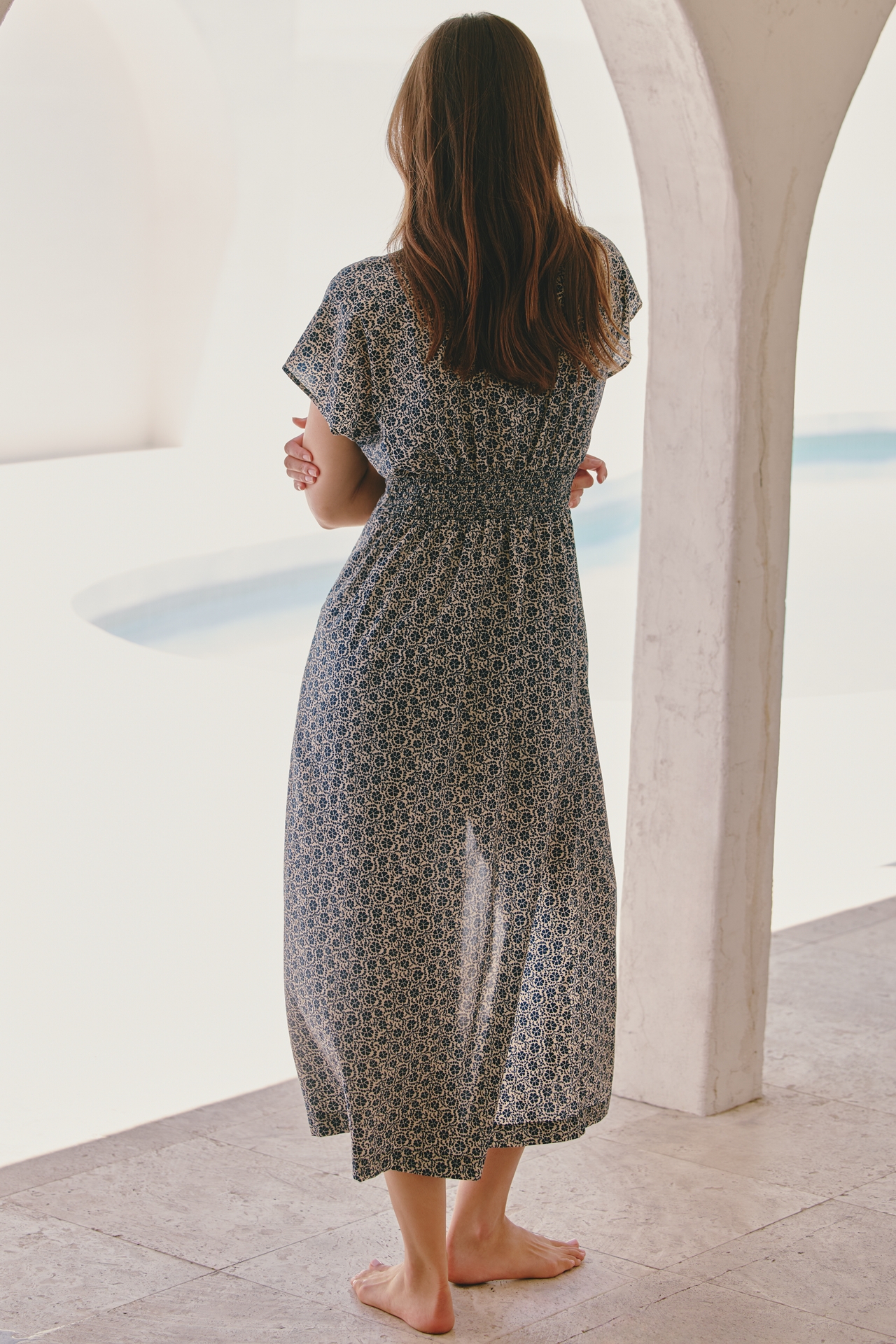 Z Supply Sanna Iris Midi Dress