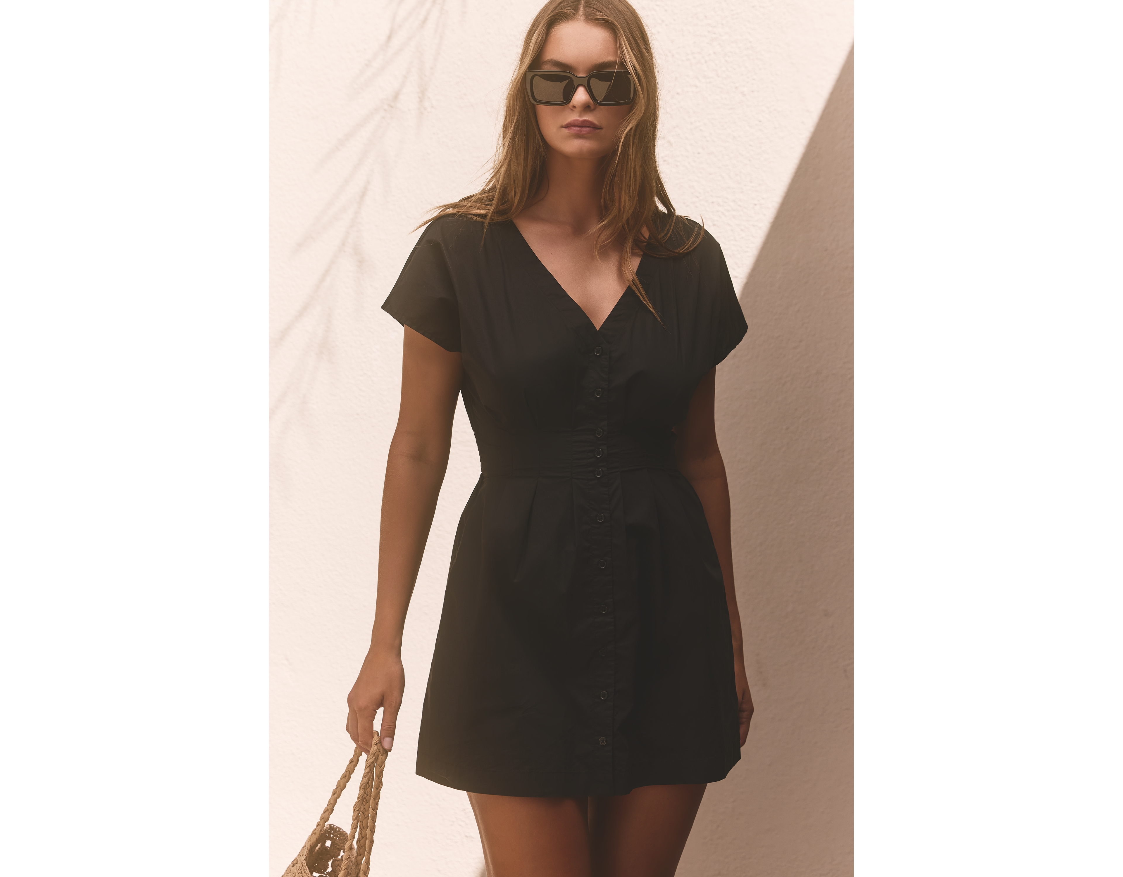 Z Supply Sanna 100% Cotton Mini Dress