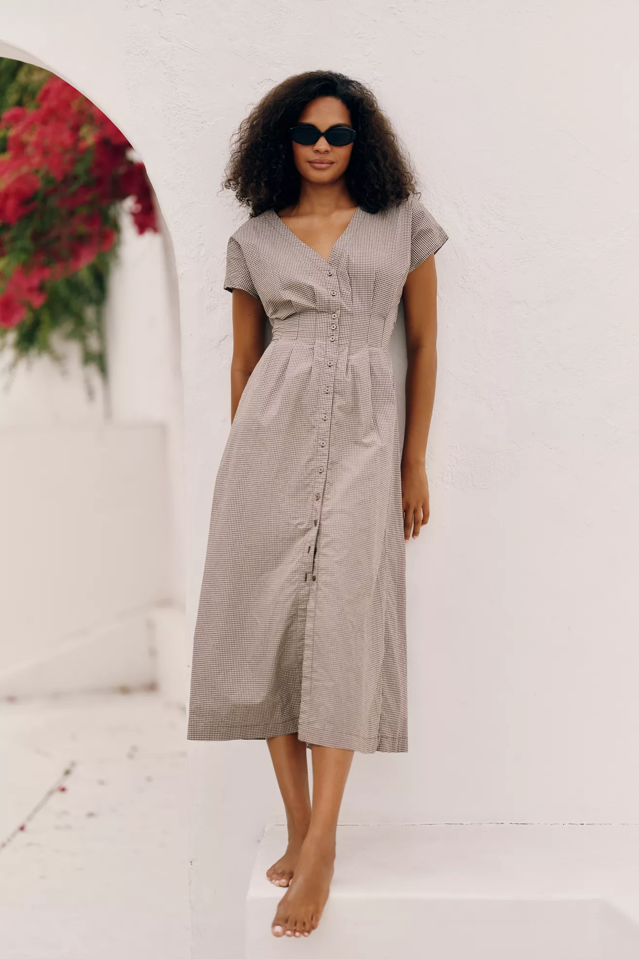 Z Supply Sanna 100% Cotton Midi Dress