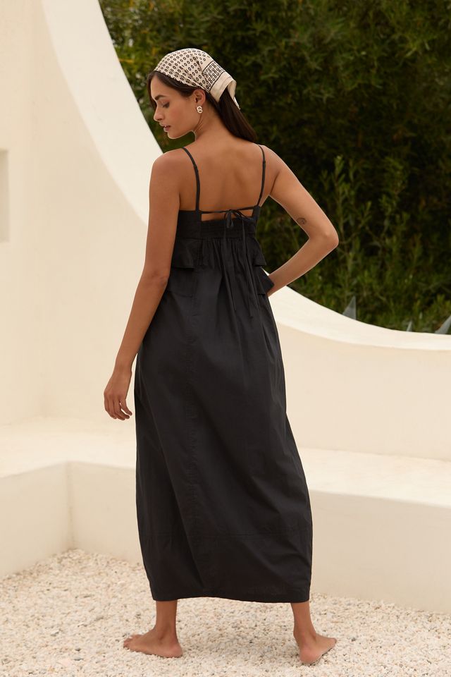 Robe mi-longue sans manches babydoll By Anthropologie #1